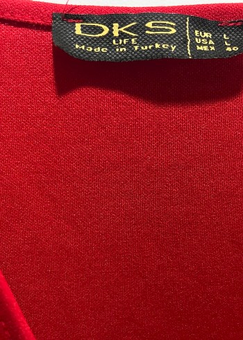 Kırmızı Drapeli Uzun Kadın Elbise - Görsel 7