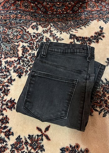 Gri ispanyol paça jean - Görsel 2