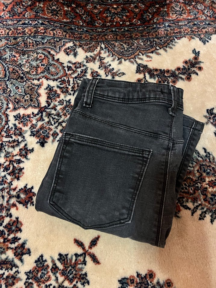 Gri ispanyol paça jean - Görsel 2