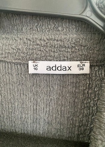 Gri Keten Kadın Gömlek, Düğmeli, Uzun Kollu - Görsel 2