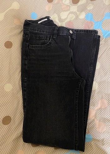 Siyah Kadın Regular Fit Kot Pantolon - Görsel 3