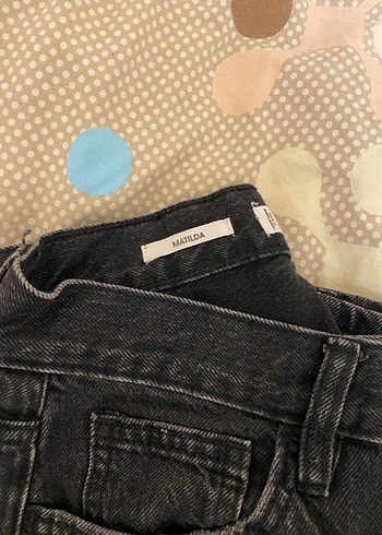 Siyah Kadın Regular Fit Kot Pantolon - Görsel 5