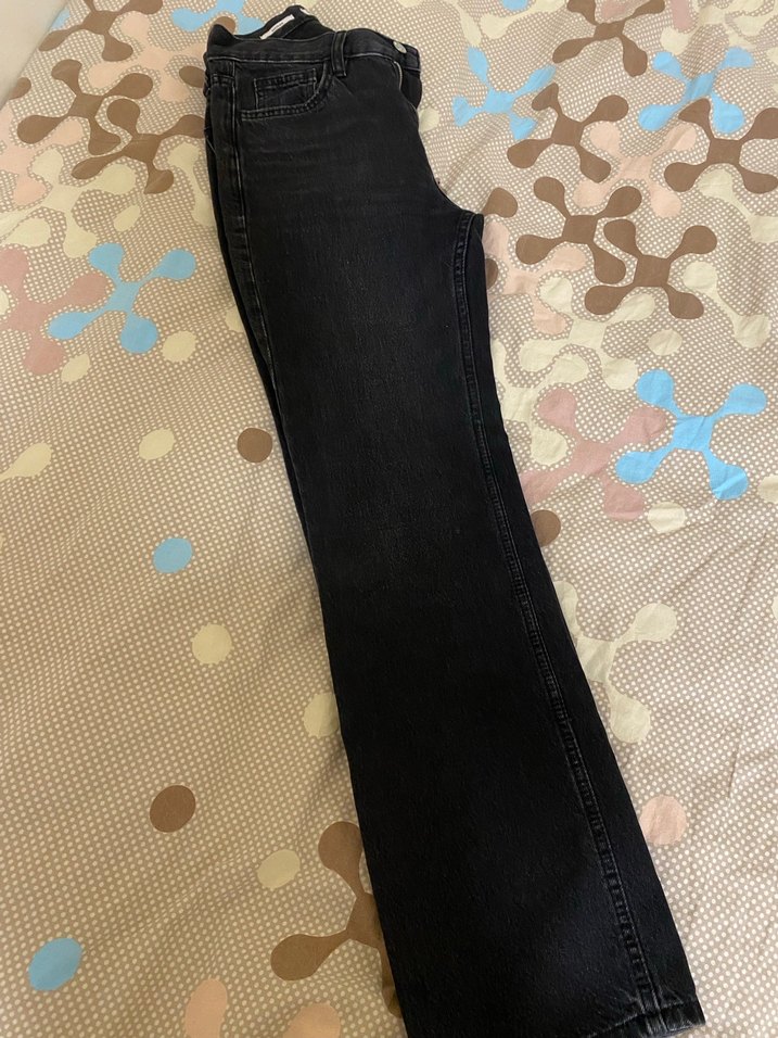 Siyah Kadın Regular Fit Kot Pantolon - Görsel 2