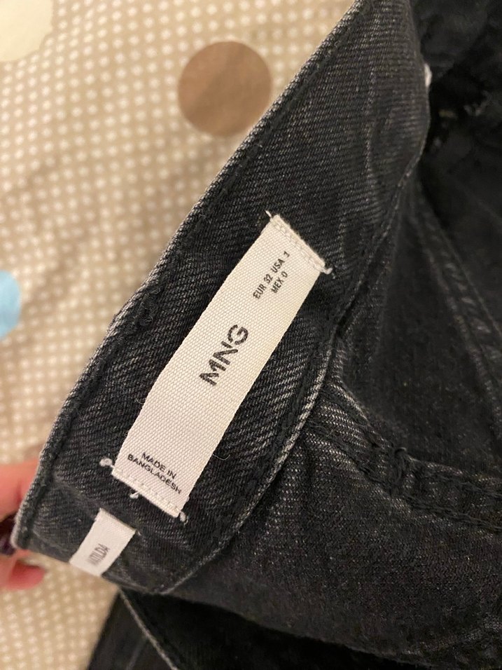 Siyah Kadın Regular Fit Kot Pantolon - Görsel 4