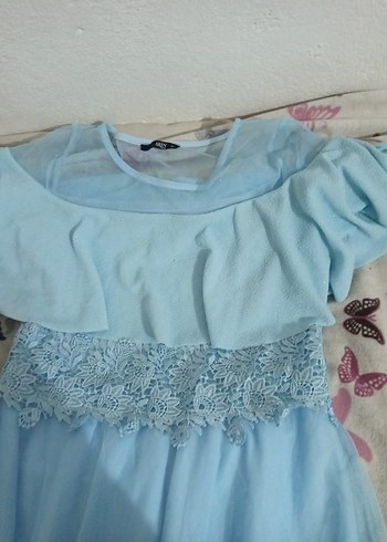 Mavi Bohem , Kısa Kollu, Salaş geçe elbisesi - Görsel 3