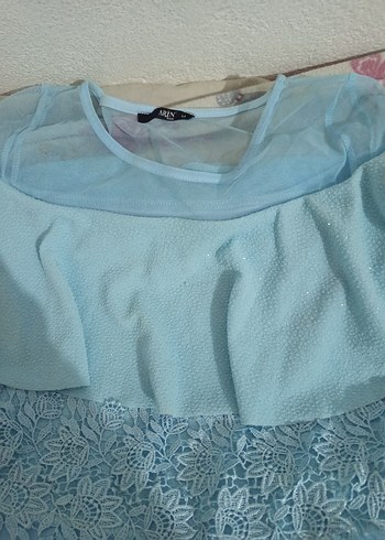 Mavi Bohem , Kısa Kollu, Salaş geçe elbisesi - Görsel 4