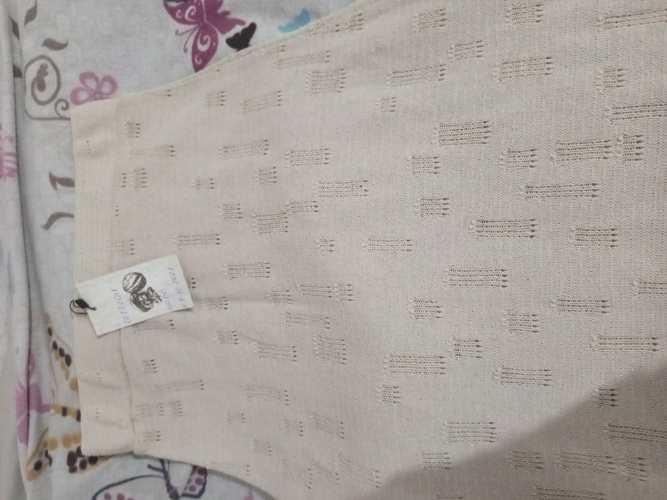 Bej  etek Sentetik Kumaş - Görsel 4