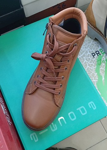 Kahverengi gerçek deri bot - Görsel 2