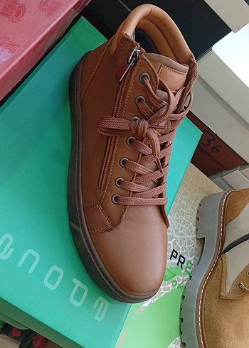 kahverengi deri bot - Görsel 3