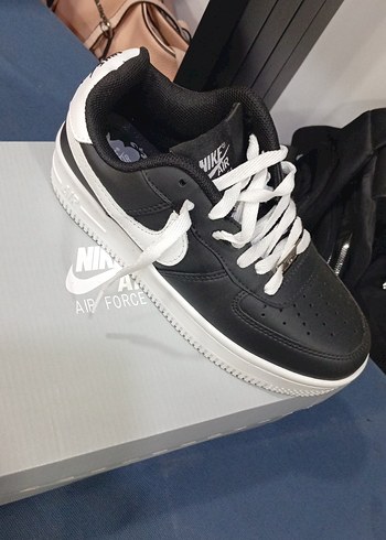 Nike Air Force Siyah Erkek Spor Ayakkabi