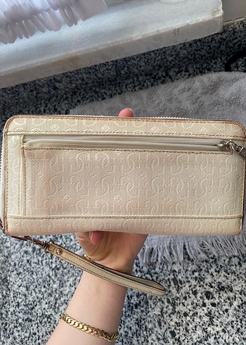 Beyaz Deri Kapaklı Kadın Cüzdan - Görsel 5