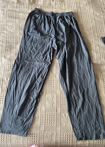 Gri V Yaka Kısa Kollu Erkek Pijama Takımı - Görsel 4