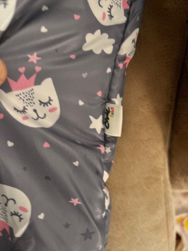 Gri Desenli Kürklü Bebek Kız Tulumu - Görsel 2