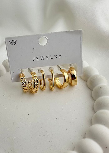 Gold Halka Kadın Küpe