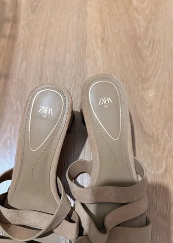 Bej Süet Tokalı Kadın Terlik - Görsel 3