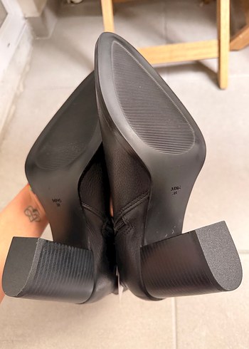 Stiletto Topuklu Deri Kadın Bot - Kahverengi - Görsel 3