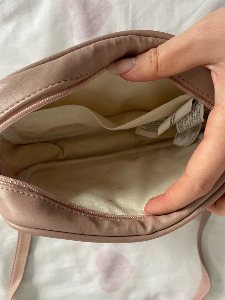 Bej Deri Kadın Çanta - Görsel 2