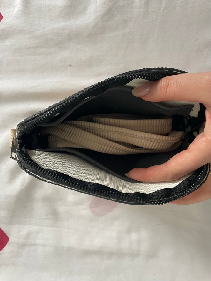 Krem Zebra Desenli Kadın Çanta - Görsel 2