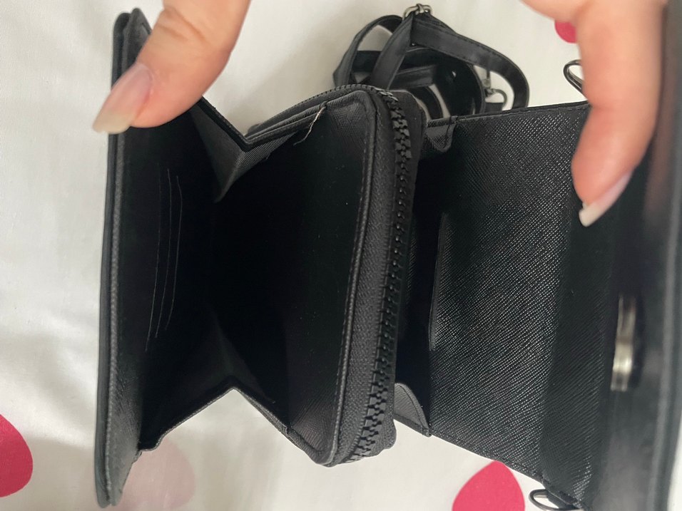 Siyah Deri Kadın çanta - Görsel 2