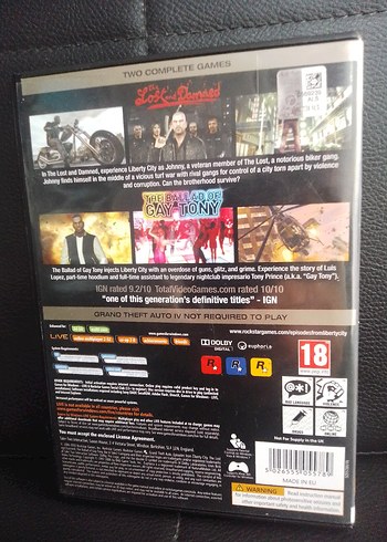Grand Theft Auto: Episodes From Liberty City PC DVD - Görsel 2