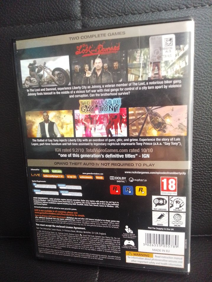 Grand Theft Auto: Episodes From Liberty City PC DVD - Görsel 2