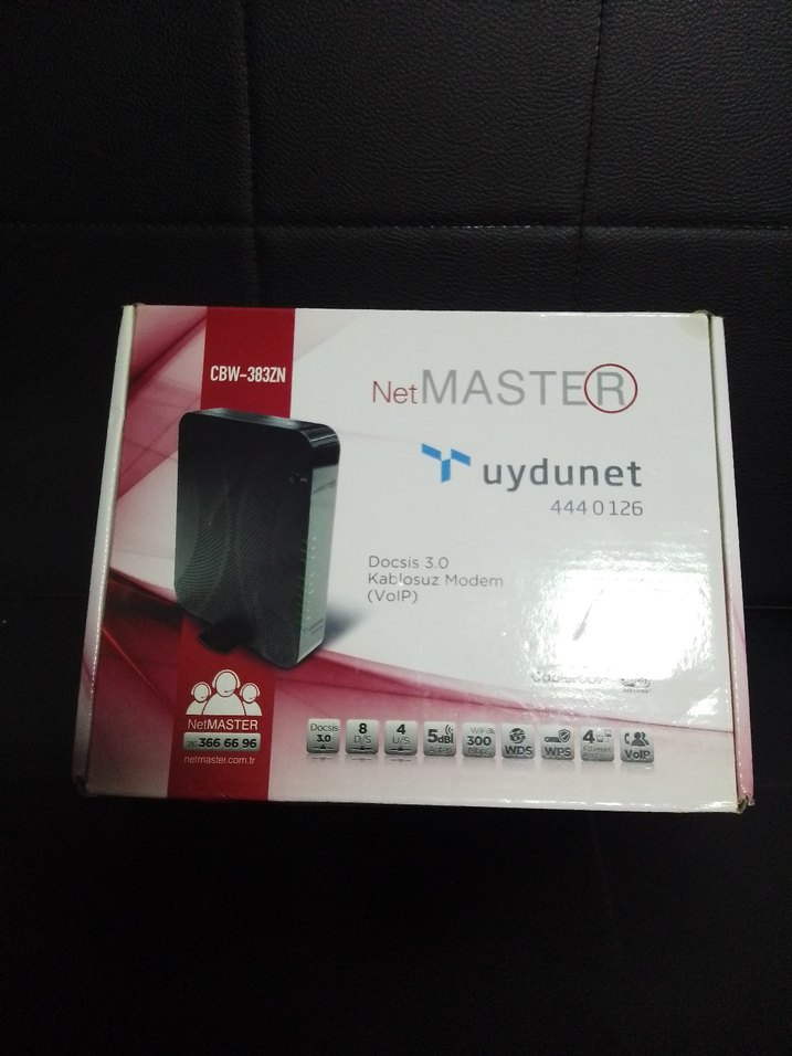 NetMASTER CBW-383ZN Siyah Modem - Görsel 4