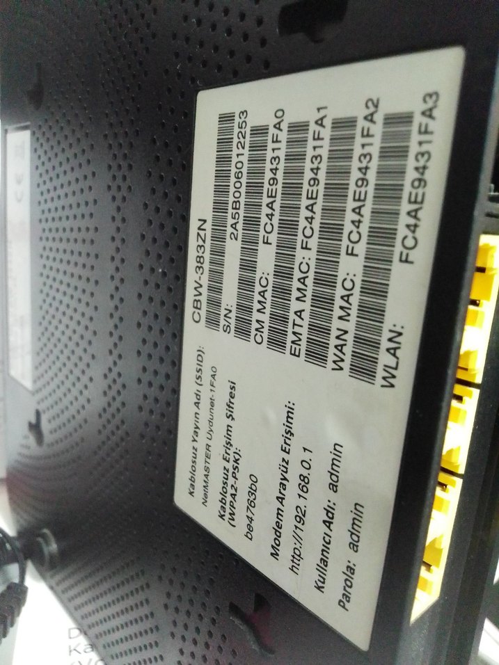 NetMASTER CBW-383ZN Siyah Modem - Görsel 5