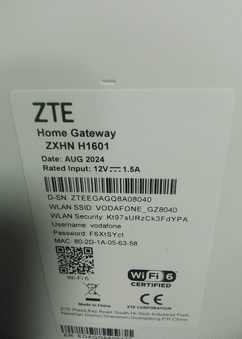 Zte wifi 6 dualband VDSL2 modem - Görsel 3