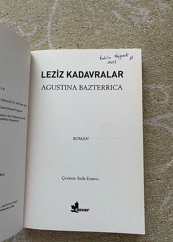 Leziz Kadavralar - Agustina Bazterrica - Görsel 2