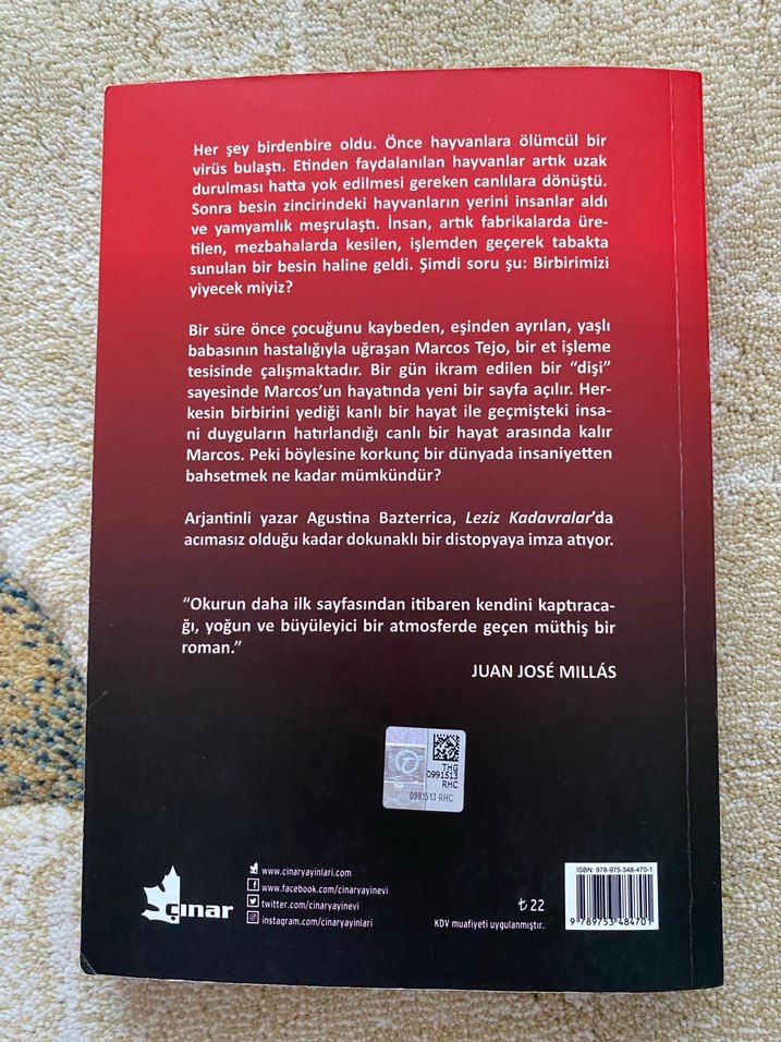 Leziz Kadavralar - Agustina Bazterrica - Görsel 3