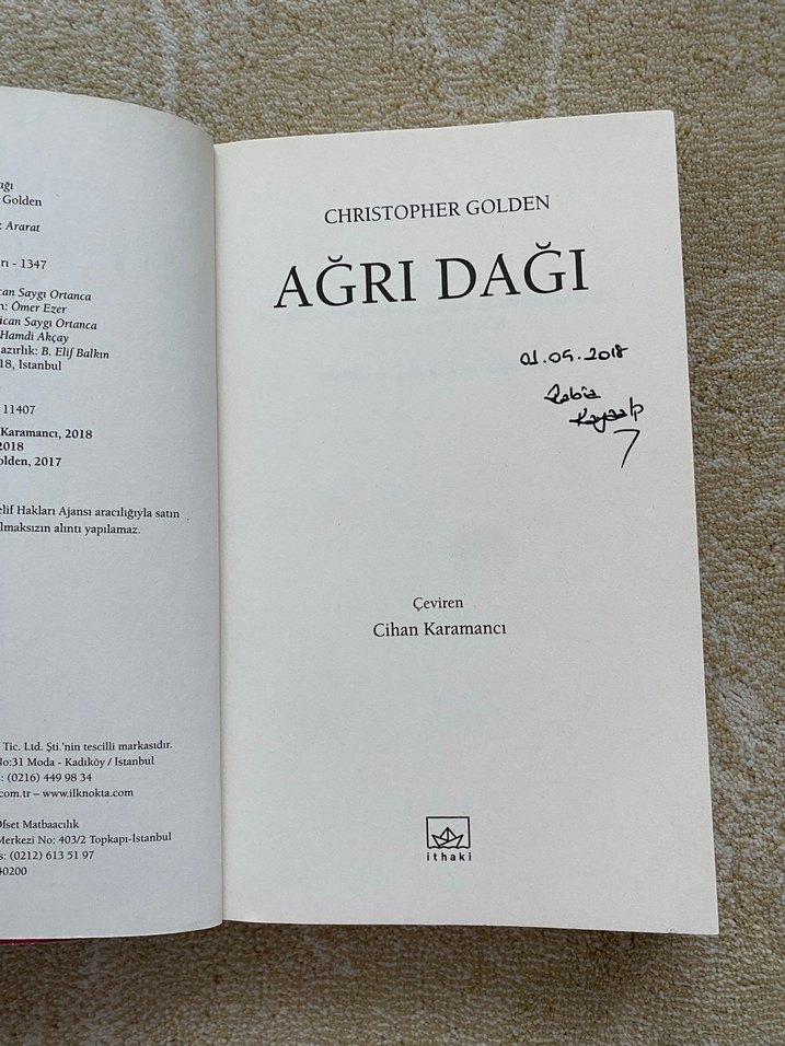 Agri Dağı - Christopher Golden - Görsel 3
