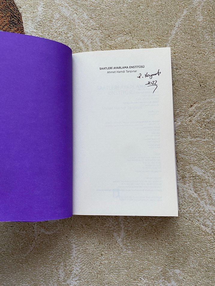 Saatleri Ayarlama Enstitüsü - Ahmet Hamdi Tanpınar - Görsel 3