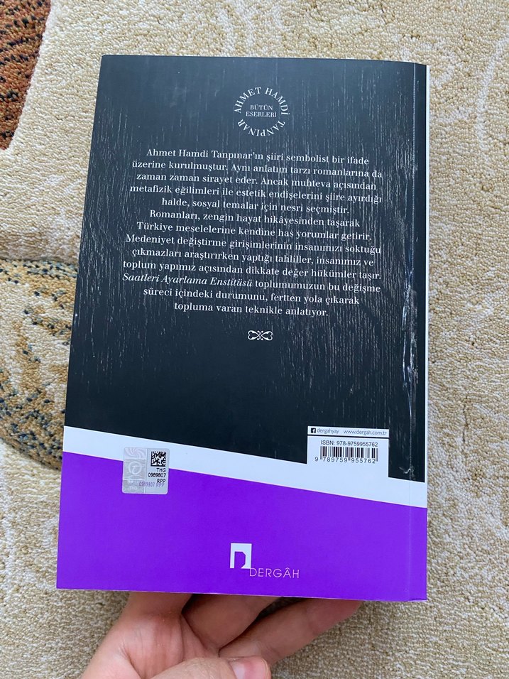 Saatleri Ayarlama Enstitüsü - Ahmet Hamdi Tanpınar - Görsel 4