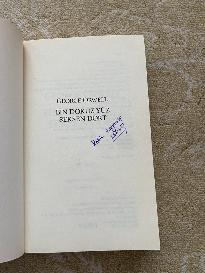 George Orwell - 1984 Roman - Görsel 3