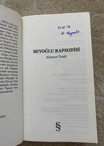Ahmet Ümit - Beyoğlu Rapsodisi Roman - Görsel 2
