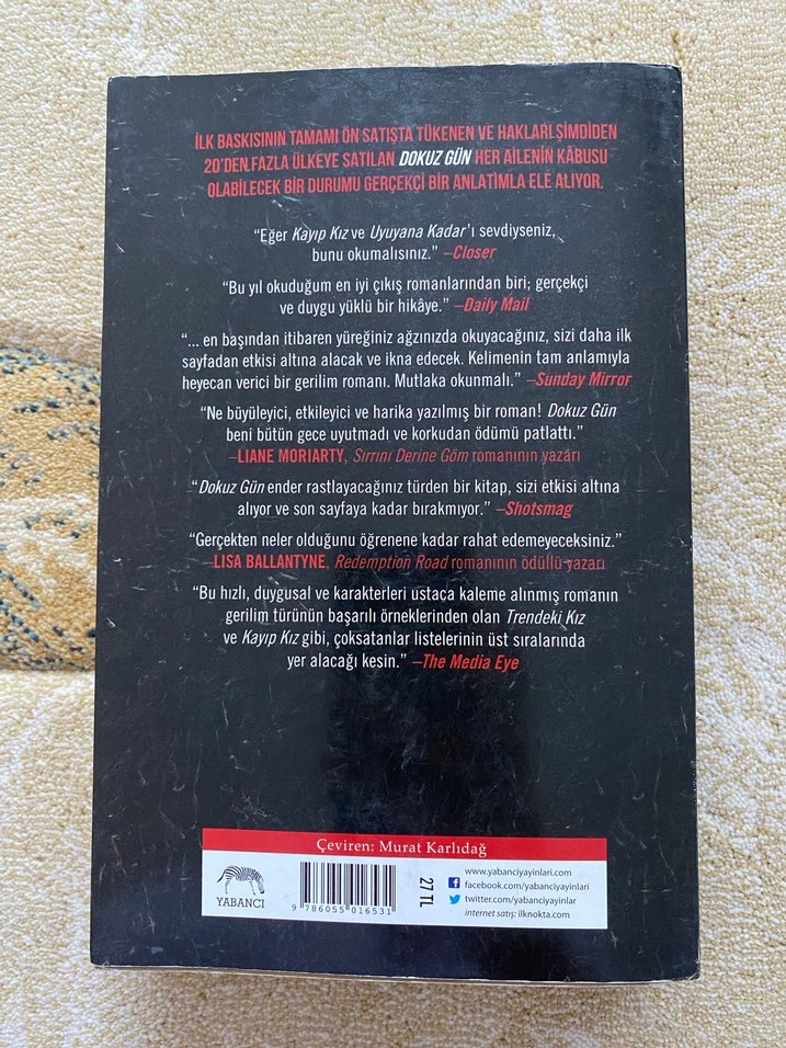 Dokuz Gün - Gilly Macmillan - Görsel 3