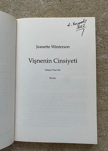 Vişnenin Cinsiyeti - Jeanette Winterson - Görsel 2