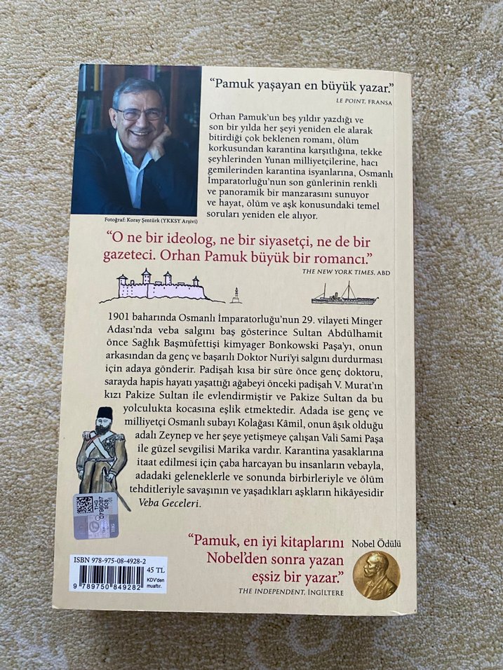 Orhan Pamuk - Veba Geceleri Romanı - Görsel 3