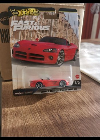 Hot Wheels Premium 2003 Dodge Viper SR10 Kırmızı