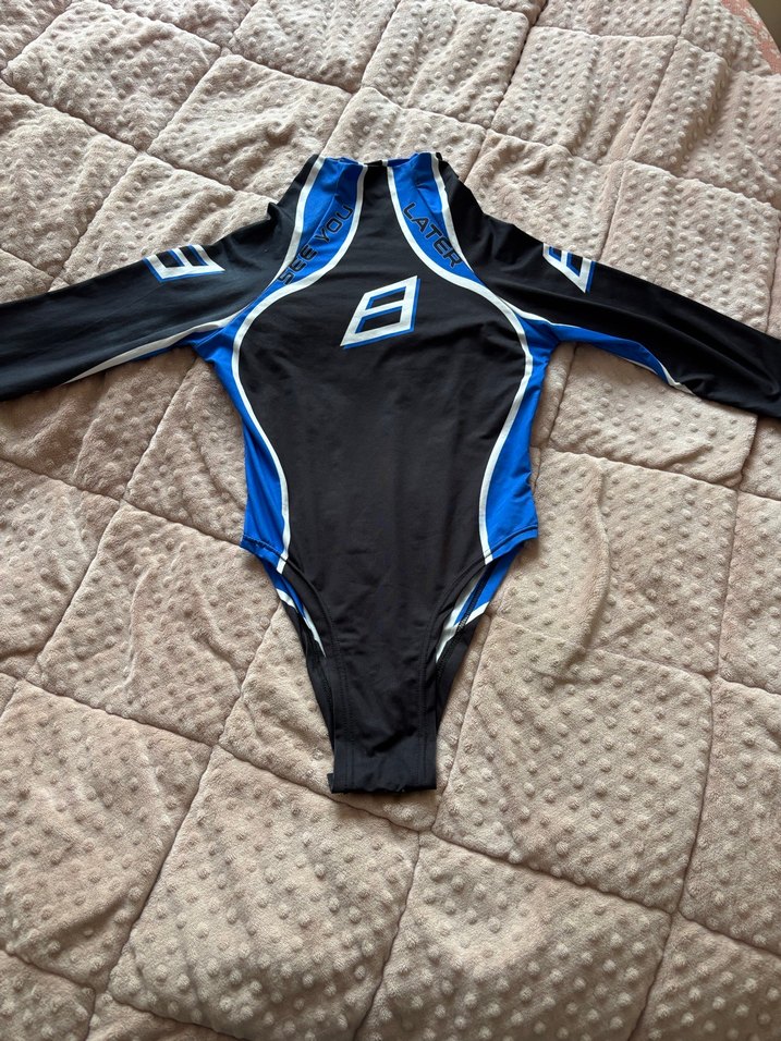 Mavi Baskılı Parmaklı Çıtçıtlı Body - Görsel 3