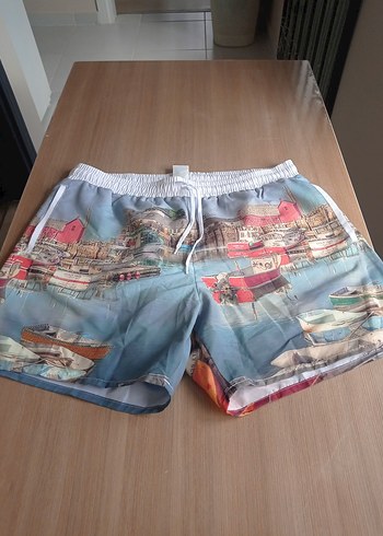 Baskılı Erkek Mini Şort - Görsel 2