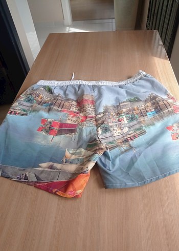 Baskılı Erkek Mini Şort - Görsel 4