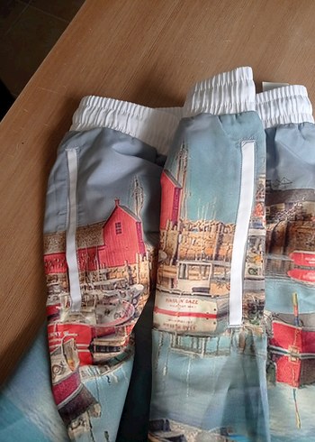 Baskılı Erkek Mini Şort - Görsel 5