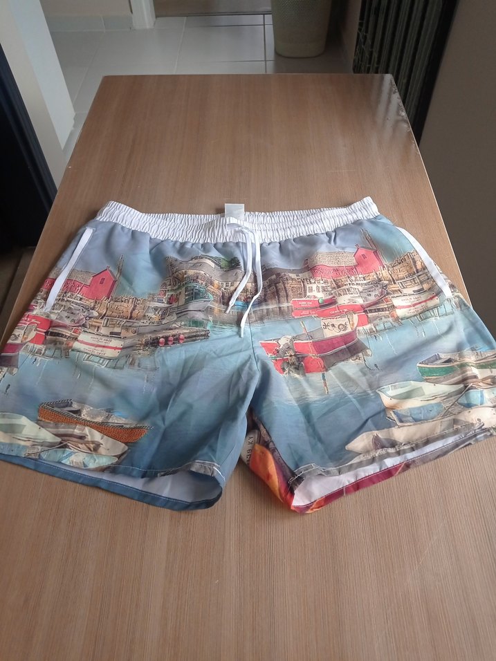 Baskılı Erkek Mini Şort - Görsel 2