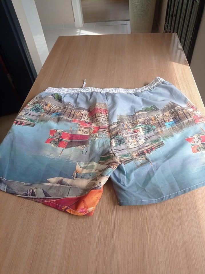 Baskılı Erkek Mini Şort - Görsel 4