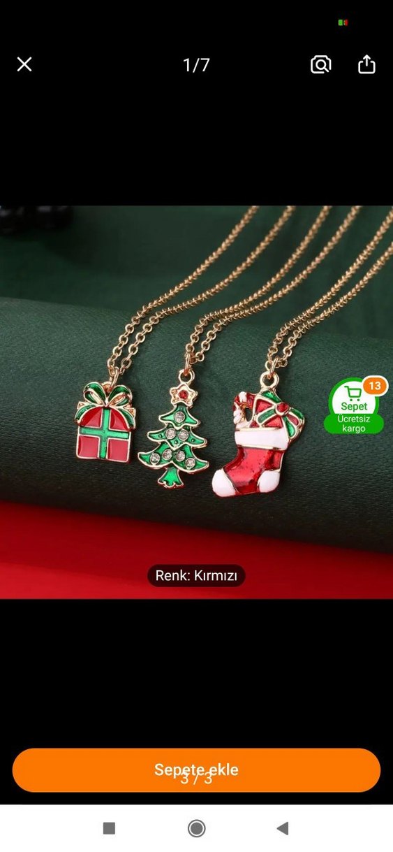 Bohem Tarz Renkli Altın Zincirli Çocuk Takı Seti - Görsel 2