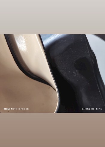 Siyah Tokalı Kadın Stiletto - Görsel 2