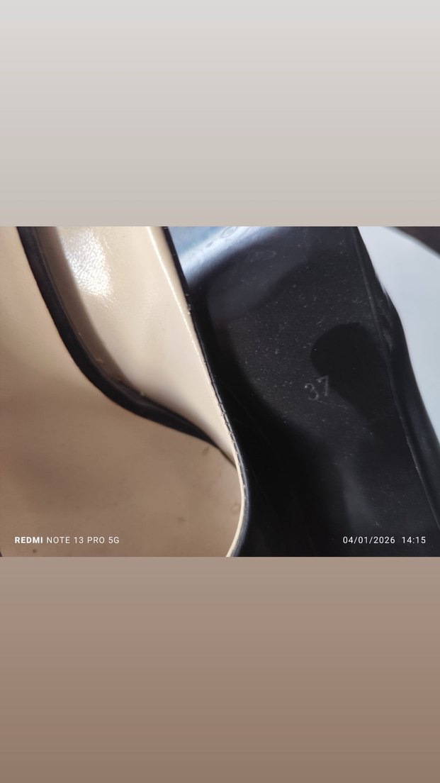 Siyah Tokalı Kadın Stiletto - Görsel 2