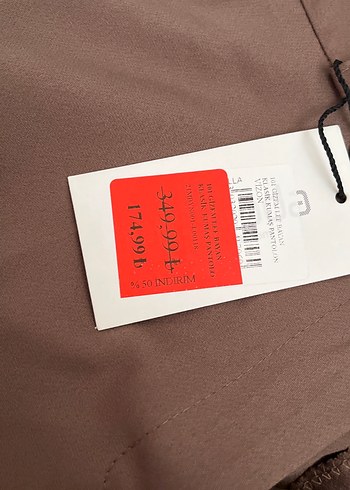 Kadın Kahverengi Ofis Kumaş Pantolon - Görsel 4