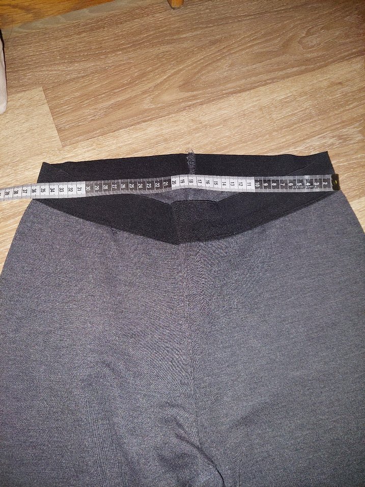 Gri kadin tayt Pantolon - Görsel 2